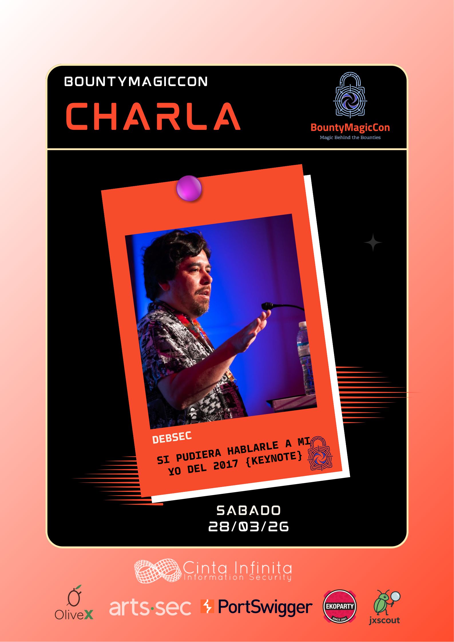 "Debsec" - Si pudiera hablarle a mi yo del 2017 (Keynote)